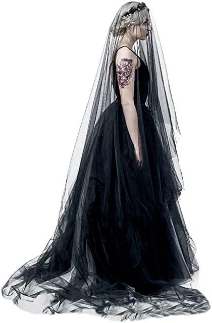 Miglior velo sposa nero halloween
