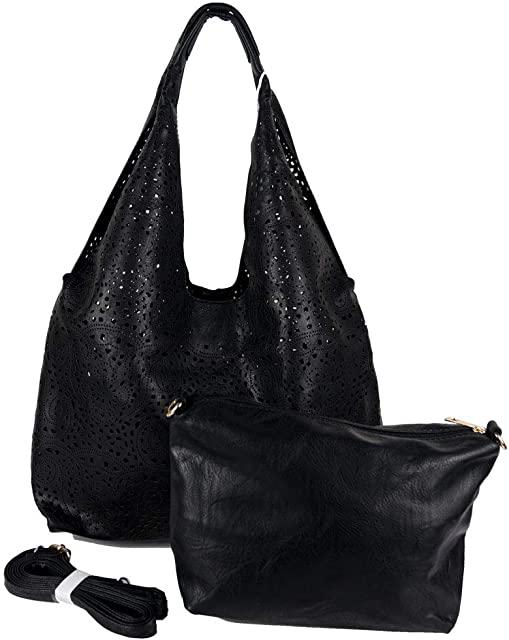 Miglior borsa nera traforata