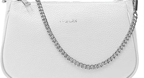 Miglior pochette bianca con borchie